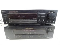 Two Damaged Sony Receivers - Both Power On -