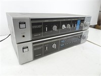 Sanyo Tuner and Amplifier -  Powers On -