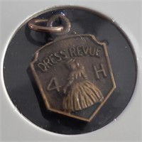 Two 1950S 4-H Club Dress Review Pins