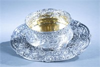 Tiffany & Co. sterling bowl with under plate.