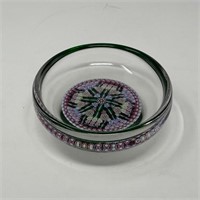 Perthshire glass millefiori pin bowl.