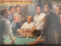 PRESIDENTS OF THE PAST ON CANVAS FRAMED