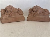 CANOVA LIONS STATUE IN PAIR