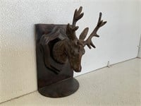 METAL BUCK WITH ANTLERS