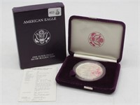 1986 PROOF AMERICAN EAGLE IN BOX W/ COA