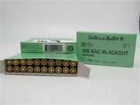 80 ROUNDS OF ZAPALKA  300 AAC BLACKOUT FMJ SUBSON