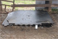 Black Rubber Livestock Stall Mats