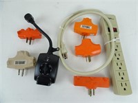 Lot of Electrical Plugs - Surge Protector