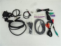 Lot of Misc. Electronic Charging Cords & USB
