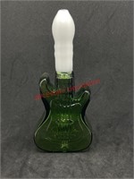 Glass Green Guitar Pipe (living room)