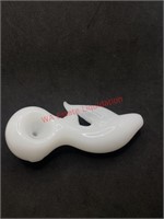 Glass pipe white (living room)