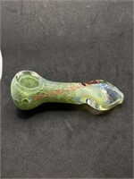 Glass pipe green and blue (living room)
