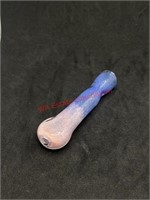 3in Pink Blue Ombré Glass Chillum Pipe (living