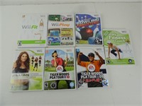 Lot of 7 Nintendo Wii Games