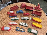 Vintage Auburn & Sun Rubber Toy Cars - 18