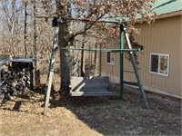 Yard swing and frame