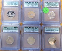 S - LOT OF 6 COLLECTIBLE COINS (B3)