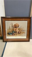 Framed and matted Ducks unlimited great American