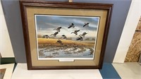 Framed and matted Ducks unlimited Southern