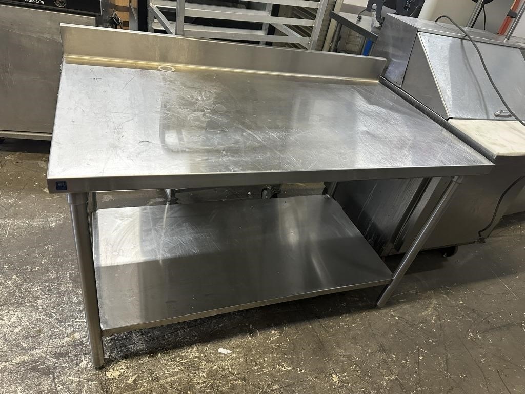 Stainless Steel Worktable 54 inches wide