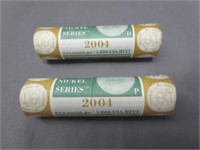 2004 Nickels Westward Journey Rolls - Lewis &