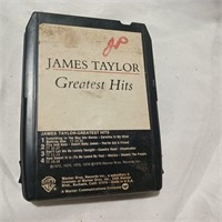 Vintage 8 TRACK TAPE: JAMES TAYLOR GREATEST HITS