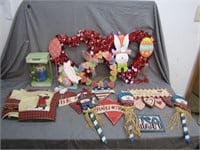 Assorted Lot Of Beautiful Holiday Decorations
