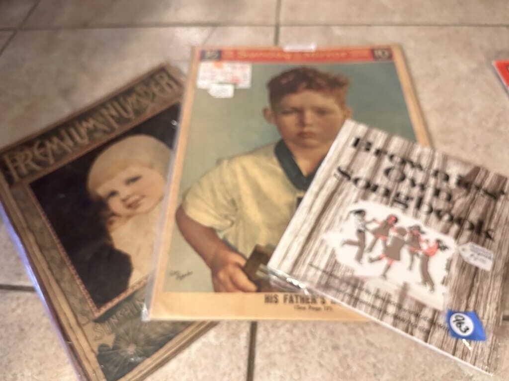 VINTAGE MAGAZINES AND "BROWNIE'S OWN SONGBOOK"