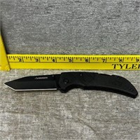 Husky Black Folding Pocketknife