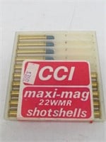15 ROUNDS OF CCI MAXI MAG .22WMR SHOTSHELLS