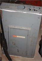 FEDERAL PACIFIC ELECTRICAL PANEL BOX WITH CONTENTS