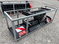 QTY 1 Skid Steer Angle Plow- NO RESERVE
