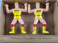 2ct Hulk Hogan Wresting Action Figures
