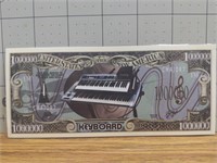 Keyboard banknote