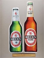Becks Beer Metal Signs