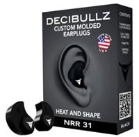 NEW in Box Decibullz Custom Molded Earplugs  Black