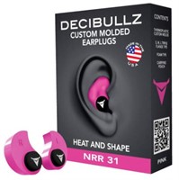 NEW in Box Decibullz Custom Molded Earplugs PINK