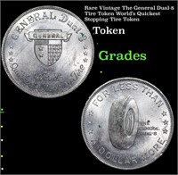 Rare Vintage The General Dual-8 Tire Token World's