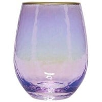 Modern Expressions Iridescent Purple Wine Glass -