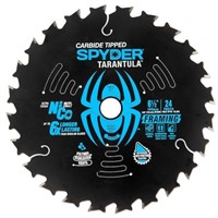 Spyder Framing 6-1/2-in 24-tooth Rough Finish