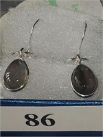 New Sterling Labradorite Crafted Dangle Earrings