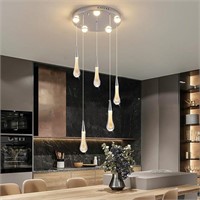 Siittoo Crystal Pendant Light, 36w Dimmable