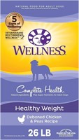 26 Lb. Wellness Complete Health Dry Dog Food