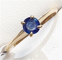 $1000 10K 1.02g Natural Blue Sapphire(0.55ct) Ring