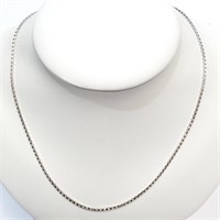 $50 Silver 18" Rhodium Plated Chain