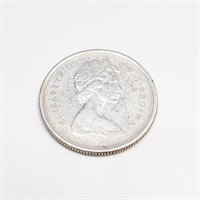 $80 Silver 5.7G Canadian 25 Cent 1965 Coin