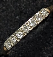$2000 18K 1.5g Natural Diamond(0.1ct) Ring