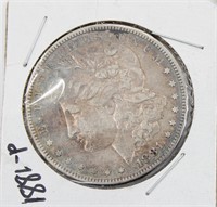 1881-P Morgan Silver Dollar Coin