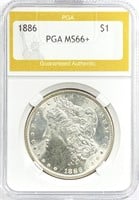 1886 Morgan Silver Dollar MS-66+