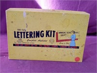 Vintage Die-Cut lettering kit 3"
